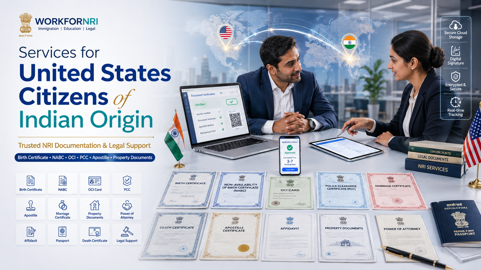 Services for United States Citizens of Indian Origin