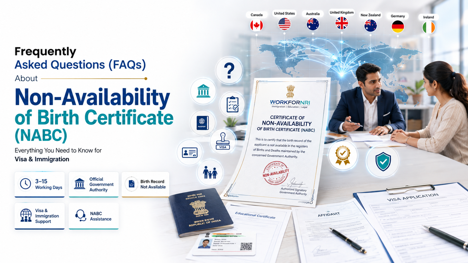 Frequently Asked Questions (FAQs) About Non-Availability of Birth Certificate (NABC)